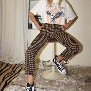 NWT Bishop Checkered Pants